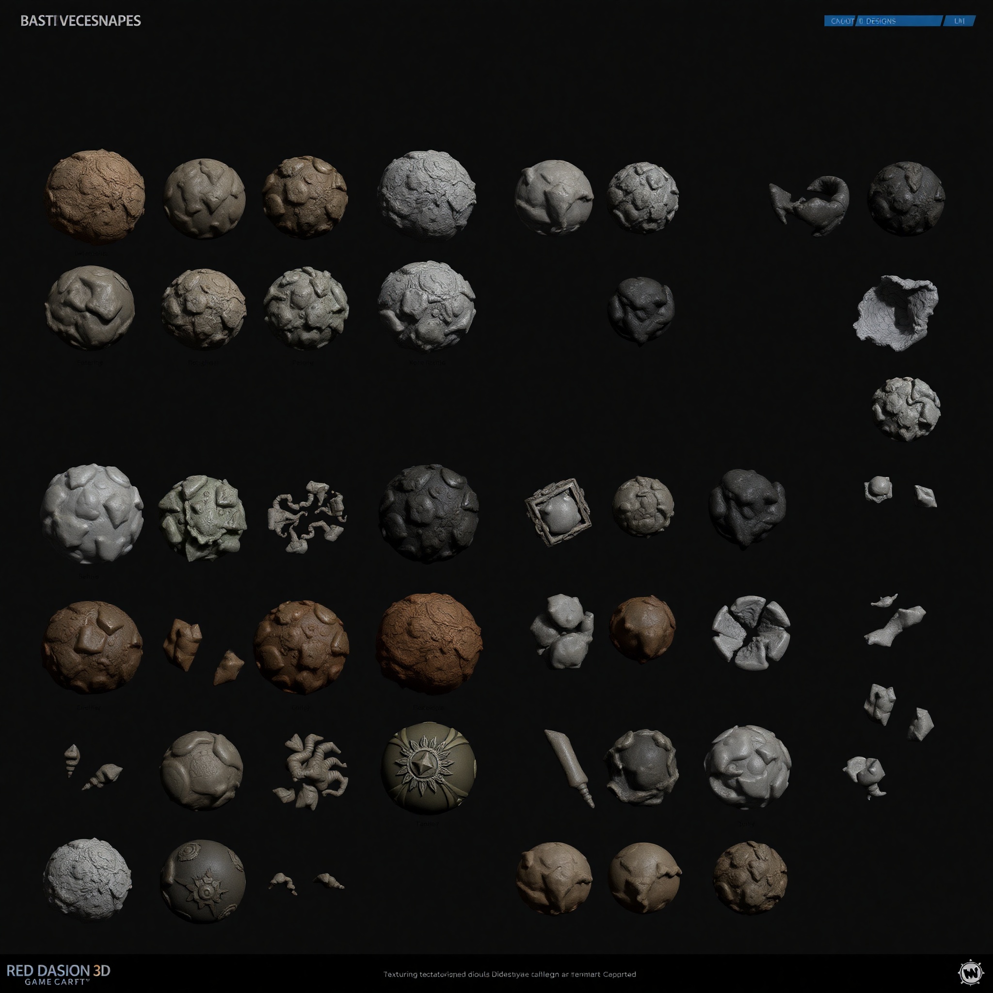 Ilustración de técnicas de texturizado digital para personajes 3D